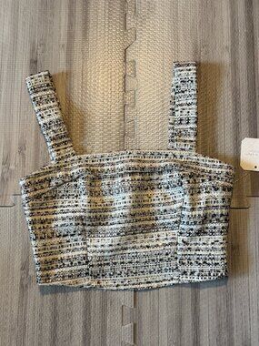 NWT Altar'd State Women's Tweed Crop Top